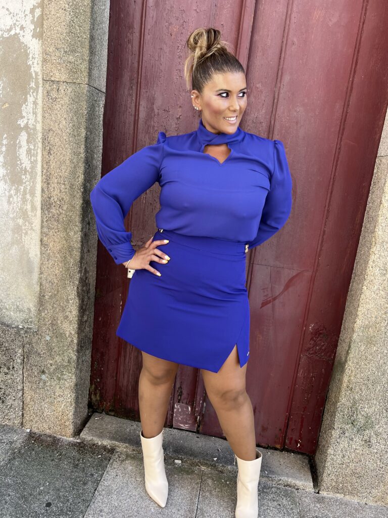 Blusa bordeaux